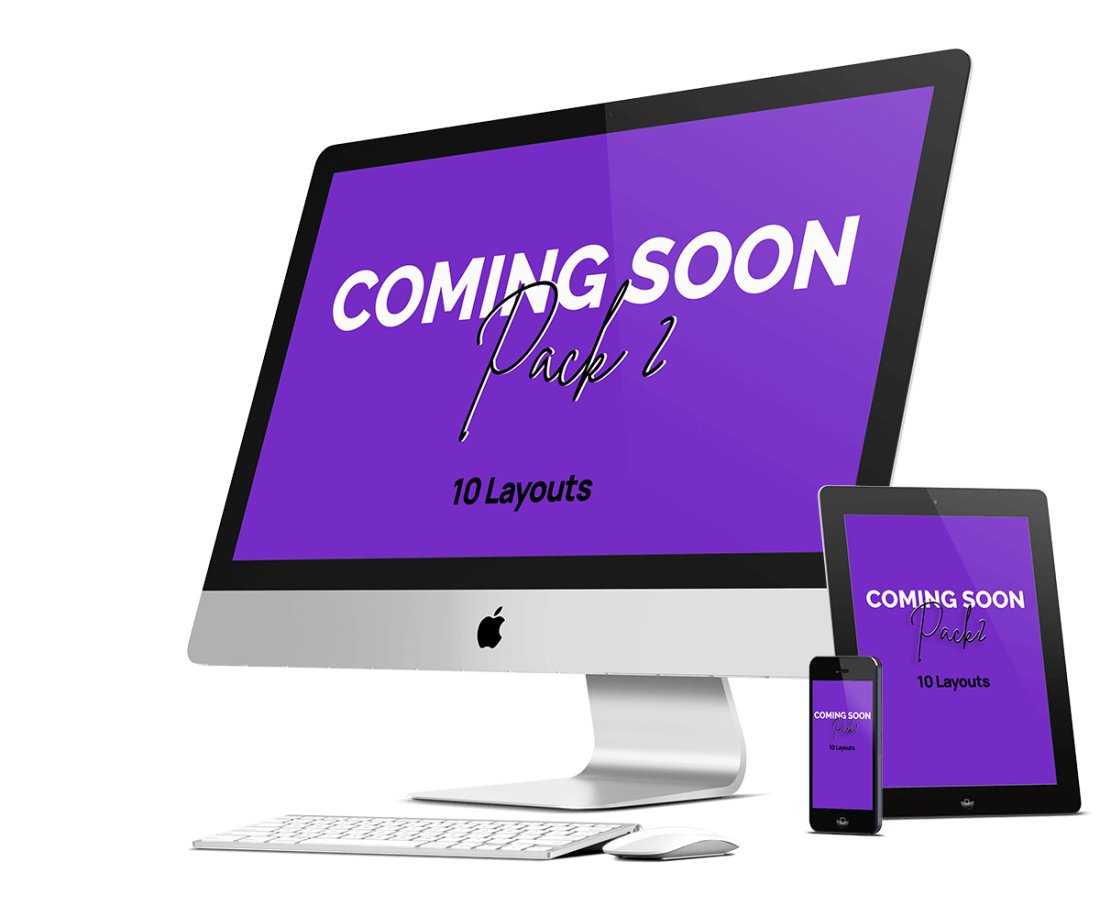 Coming Soon Layouts Pack 2 created by Divi.Expert