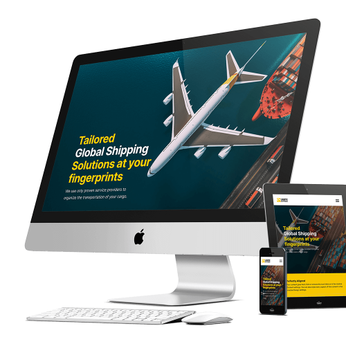 Logistic Landing Page By Divi.Expert product page