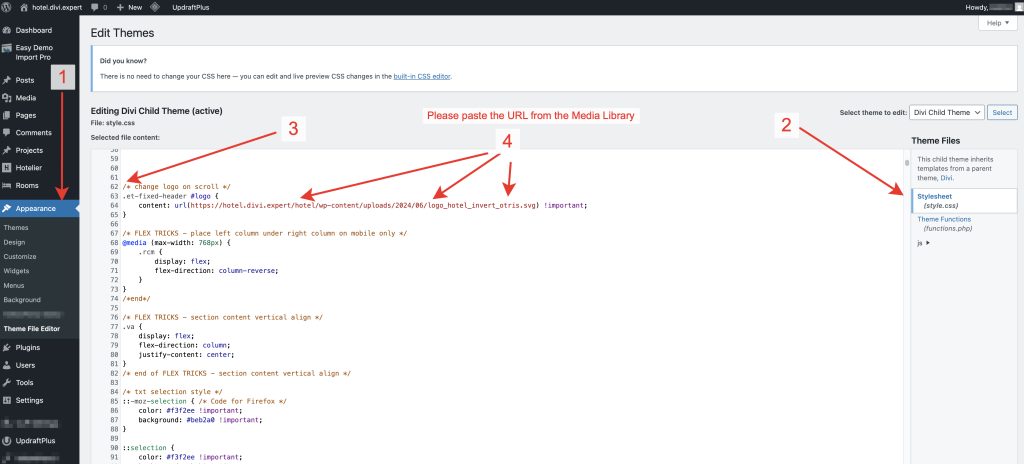 How to change the logo on scroll? Easy.